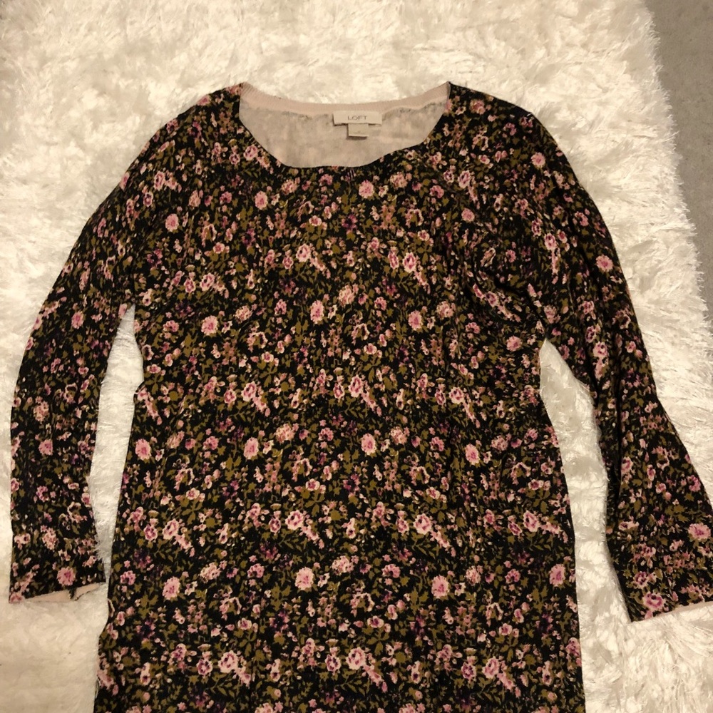 Floral LOFT sweater
